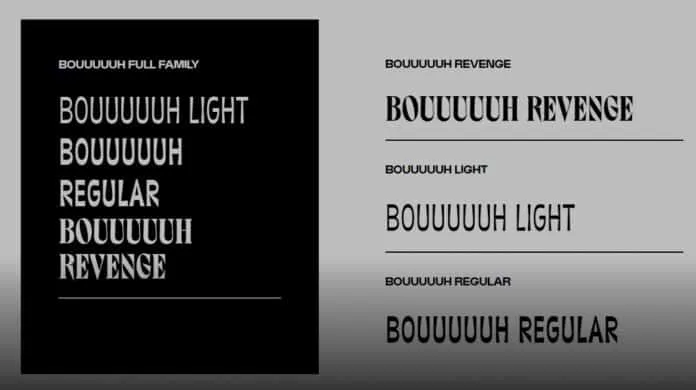 Bouuuuuh 2020 Free font