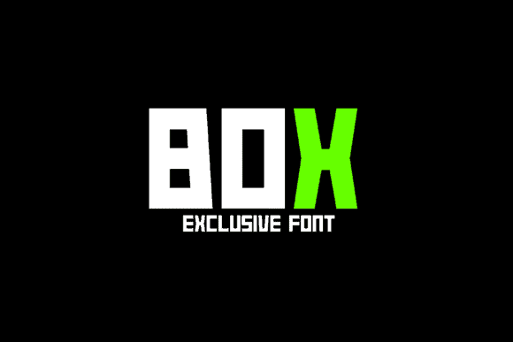 Box Font