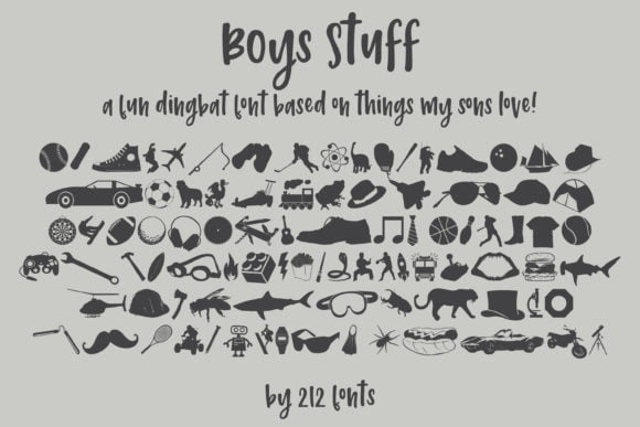 Boys Stuff Font