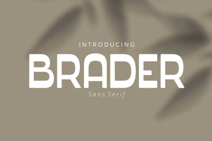Brader Display Font