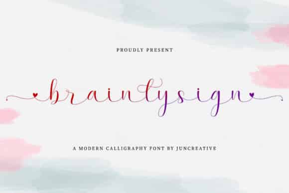 Brainlysign Font