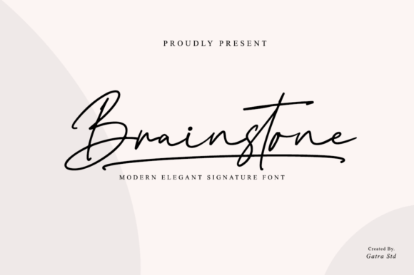 Brainstone Font