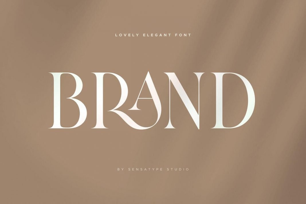 Brand - Lovely Elegant Font