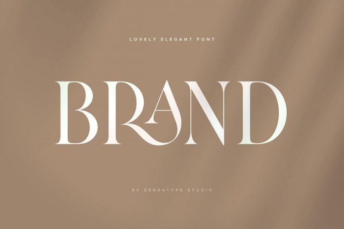 Brand - Lovely Elegant Font
