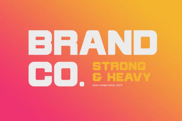 Brandco Font