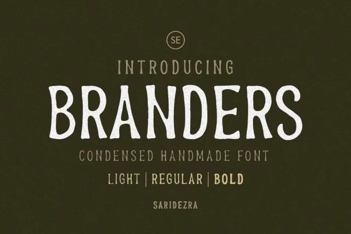 Branders - Condensed Handmade Font