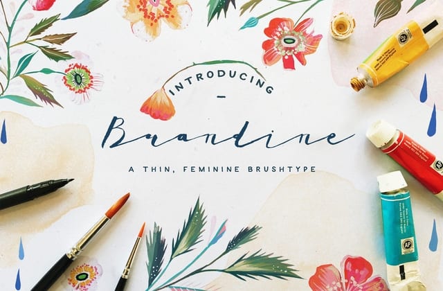 Brandine Script Font
