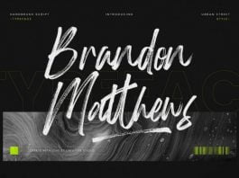 Brandon Matthews Font