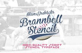 Brannboll Stencil - HQ Craft Font