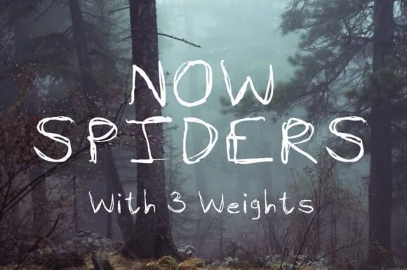 Now Spiders Font