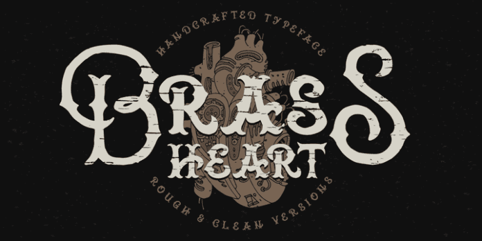 Brass Heart Font