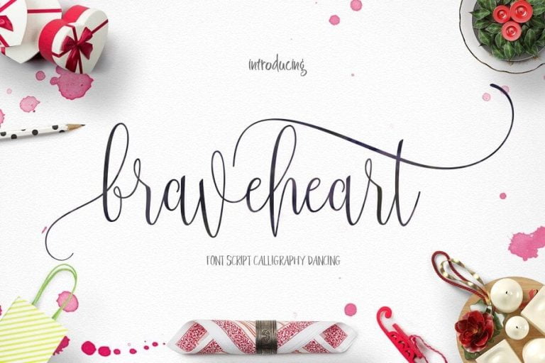 Braveheart Script Font