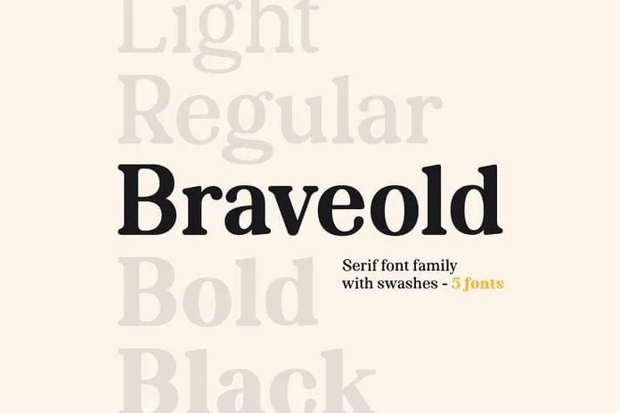 Braveold Font Family