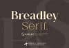 Breadley Serif - Modern Serif Font