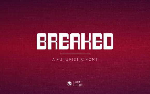 Breaked Font