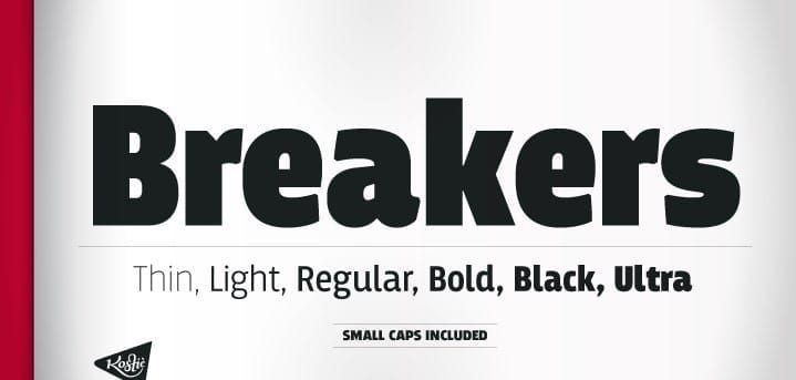 Breakers Font Family