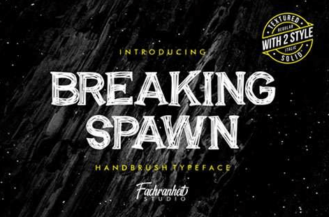 Breaking Spawn Font