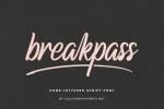 Breakpass Font