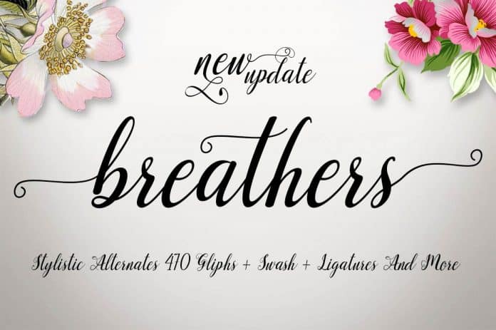 Breathers Script Font