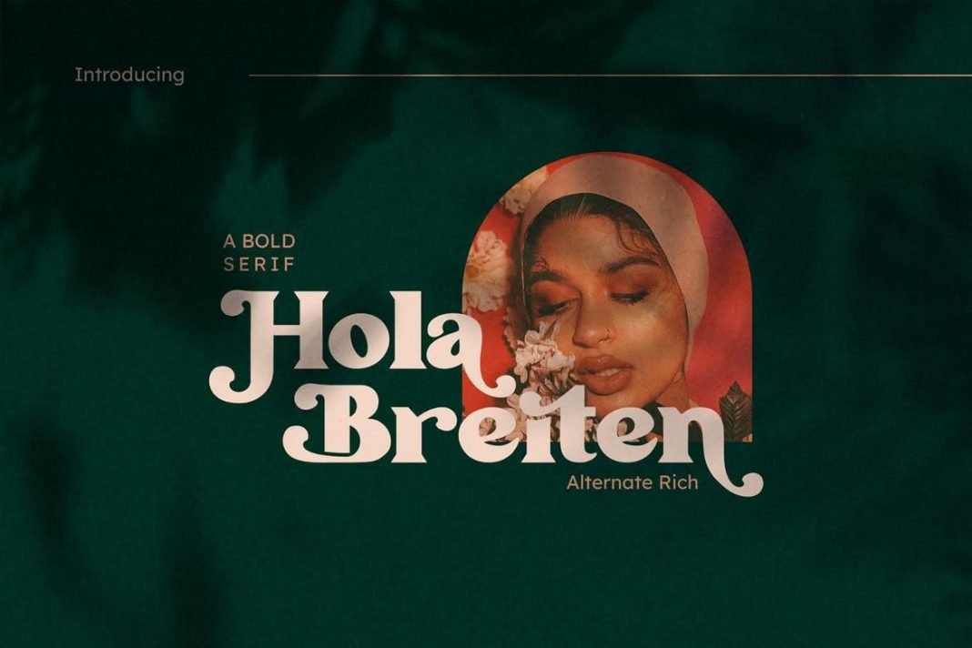 Breiten Display Font