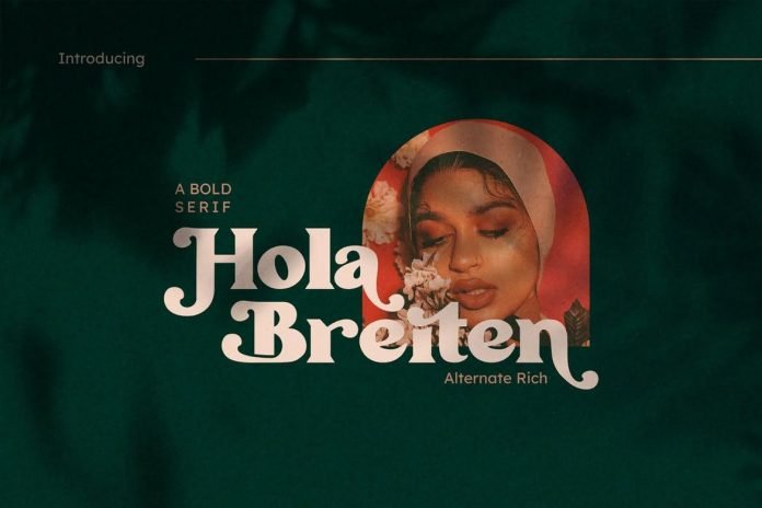 Breiten Display Font