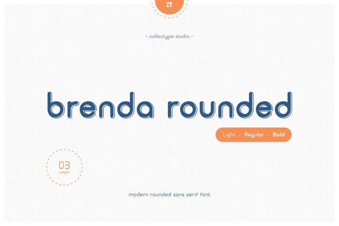 Brenda Rounded Sans Serif font