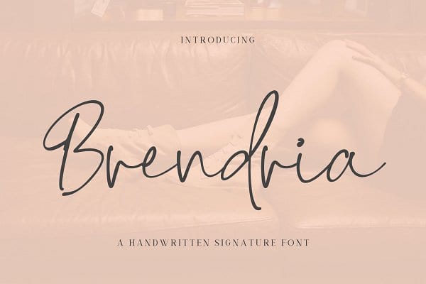 Brendria - Signature Font