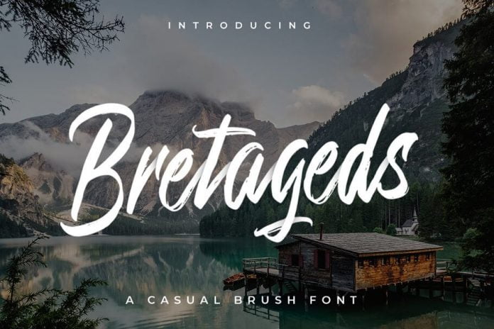 Bretageds Brush Font