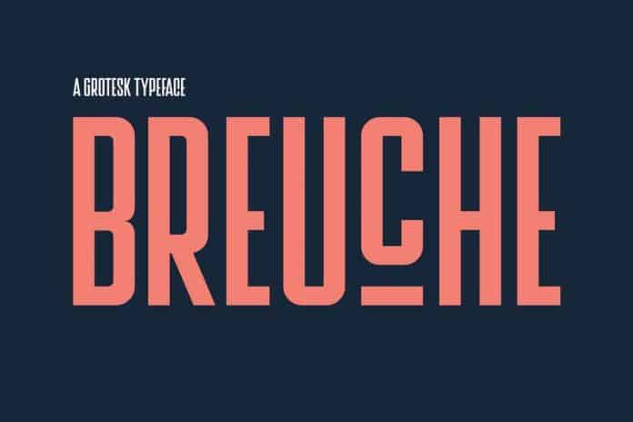 Breuche – A Grotesk Typeface Font