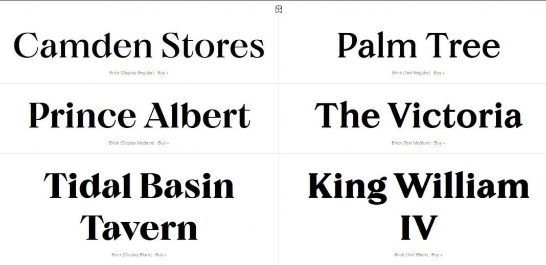 Brick Pro Font Families