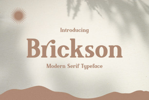 Brickson Font