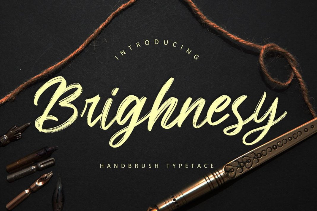 Brighnesy Hand Brush Font