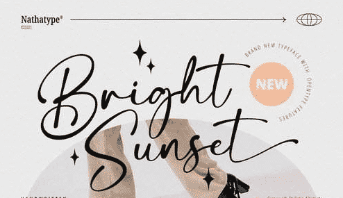 Bright Sunset Font