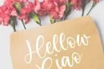 Bright Violet Script Font