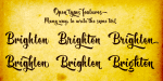 Brighten Family Font