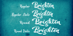 Brighten Family Font