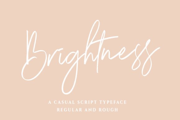 Brightness Font