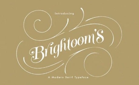 Brightooms Typeface