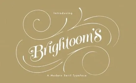 Brightooms Typeface