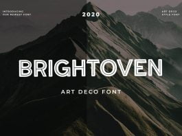 Brightoven Sans Serif Display Font