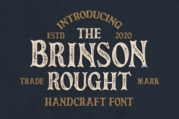 Brinson Rought Font