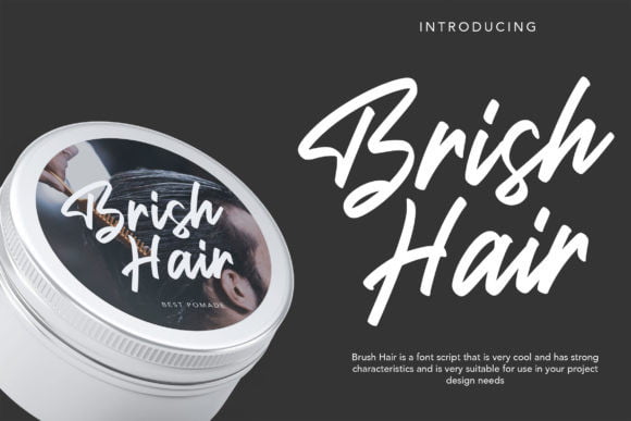 Brish Hair Font