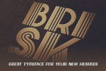 Brisk – ArtDeco Display Font