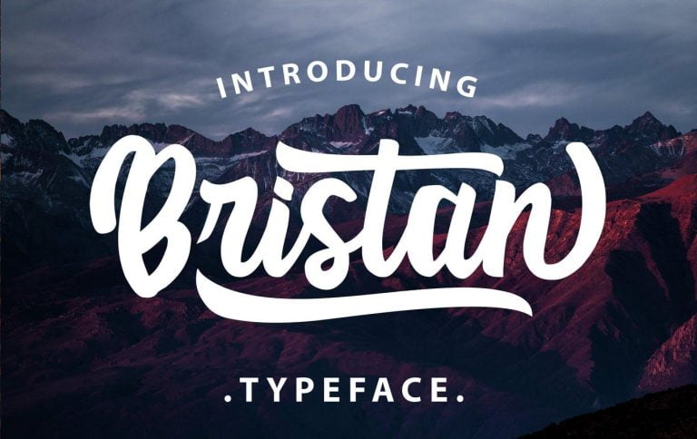 Bristan Typeface Font Free Download