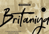 Britaniya A Stylish Handwritten Font