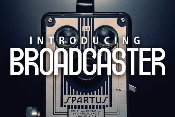 Broadcaster Font