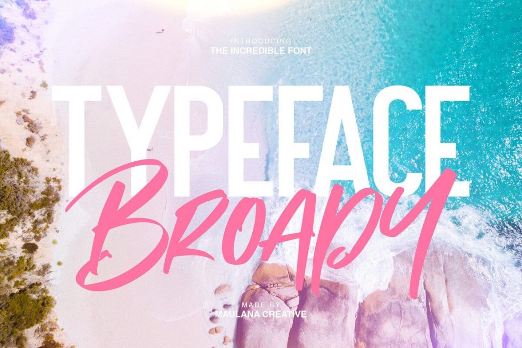 Broady Brush Font