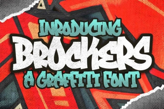 Brockers Urban Graffiti Art Business Font