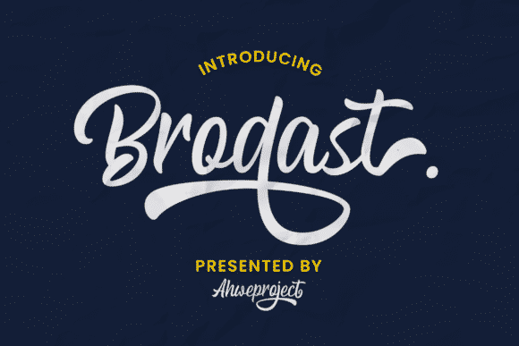 Brodast Font Brodast Font
