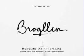 Brogllin Font